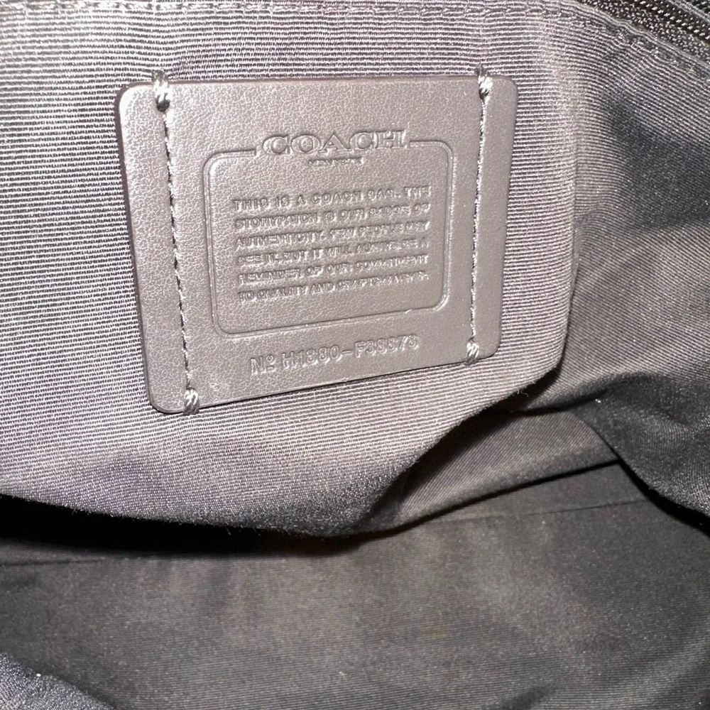 Coach Ava Tote Metallic Rose Pebbled Leather